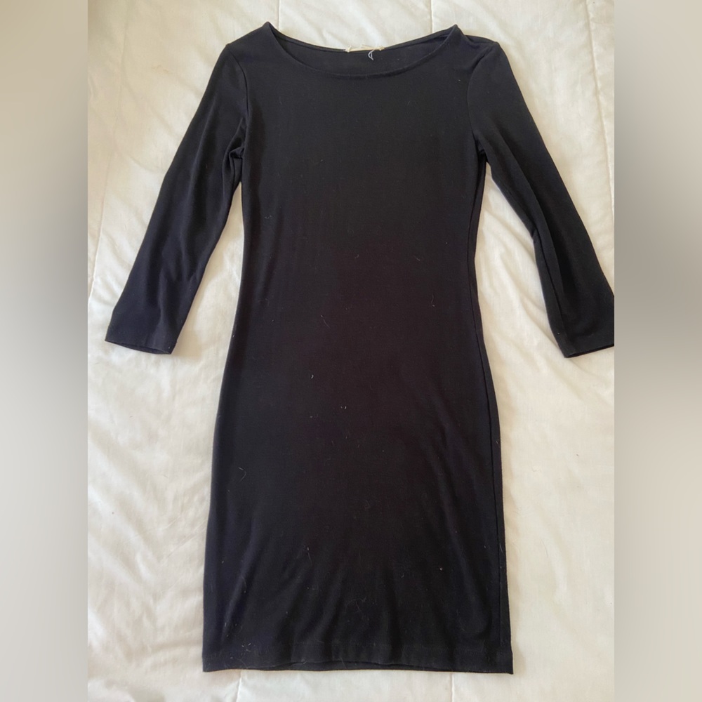 Black bodycon dress, forever 21